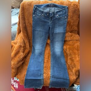 Silver Jeans Dark Blue Flare Women's Jeans